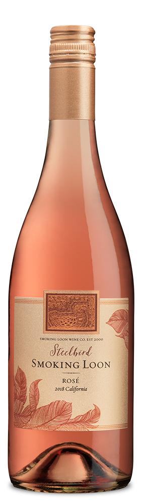 Bottle of Smoking Loon Rosé
